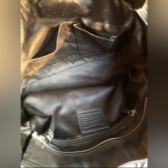 Coach Gallery tote black leather - Picture 9 of 11